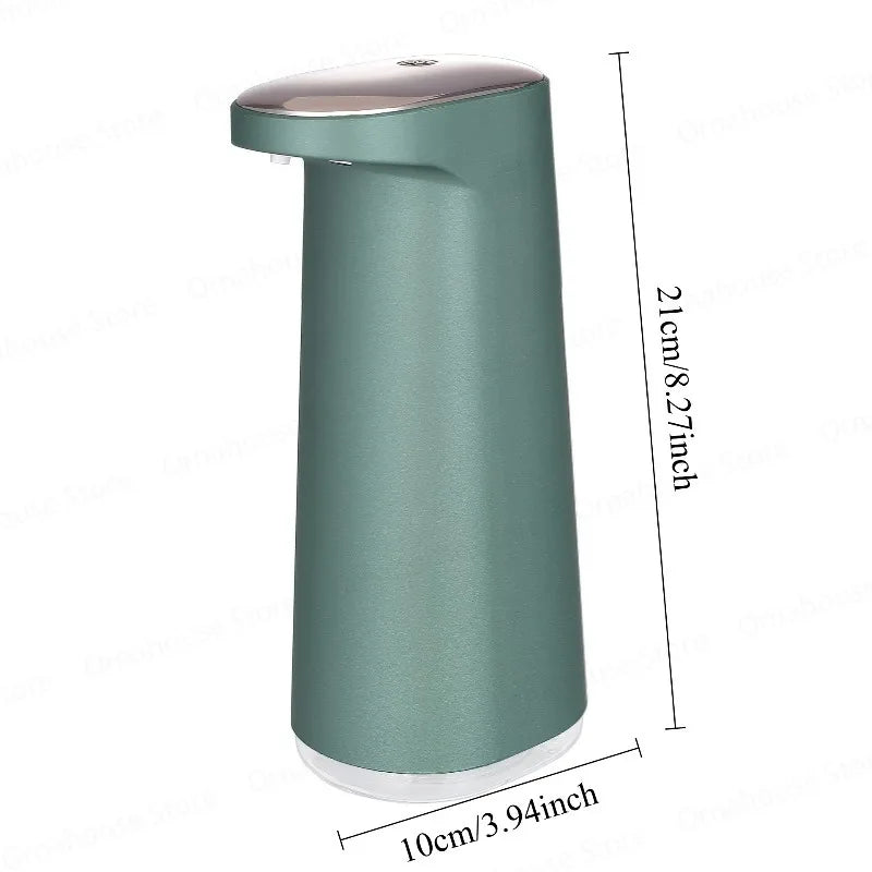 Foam Liquid Soap Dispenser Touchless 450ML USB Rechargeable Portable Touchless Automatic Foaming for Bathroom Kitchen