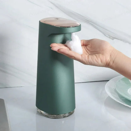 Foam Liquid Soap Dispenser Touchless 450ML USB Rechargeable Portable Touchless Automatic Foaming for Bathroom Kitchen