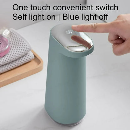 Foam Liquid Soap Dispenser Touchless 450ML USB Rechargeable Portable Touchless Automatic Foaming for Bathroom Kitchen